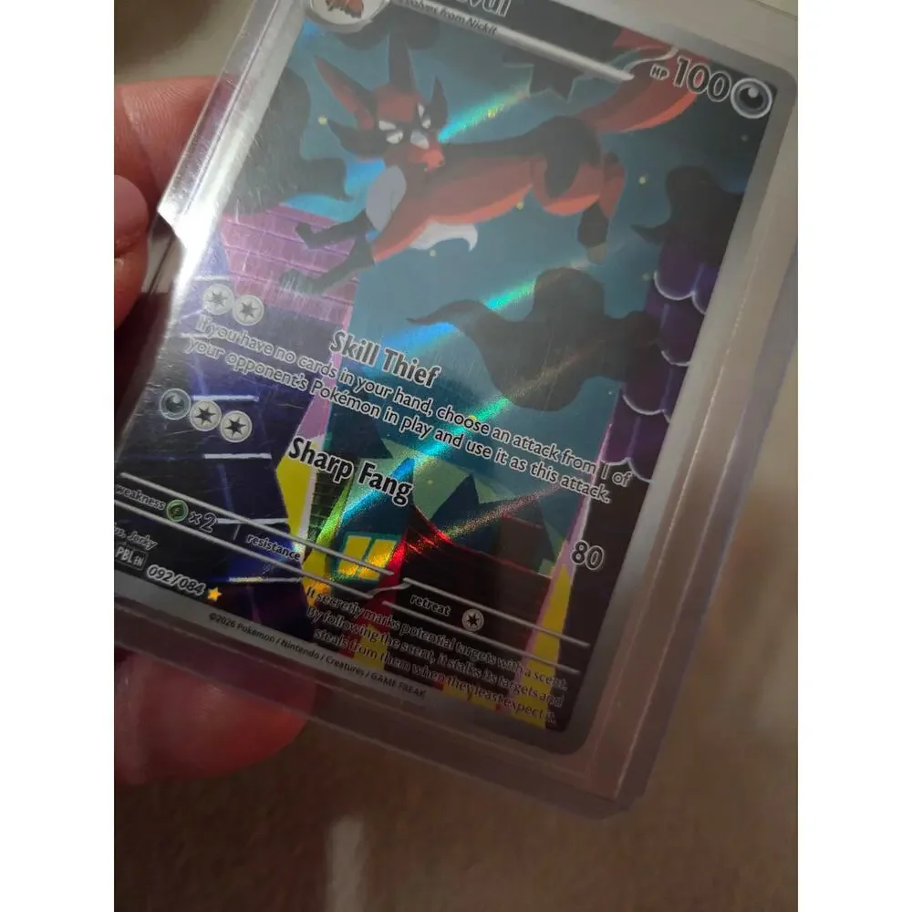 Thievul 092/084 Illustration Rare Pitch Black Pokemon New